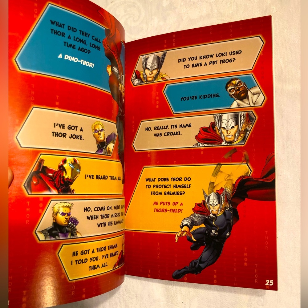 Marvel Avengers Super Heroes Joke Book, Superman, Batman, Spiderman,Green Goblin - Picture 4 of 6